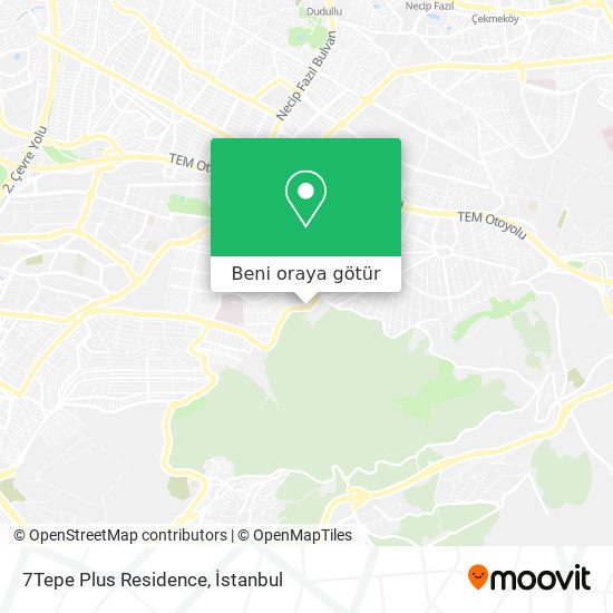 7Tepe Plus Residence harita