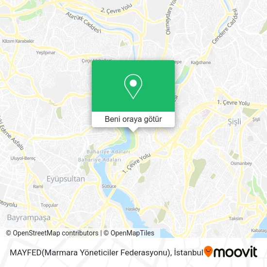 MAYFED(Marmara Yöneticiler Federasyonu) harita