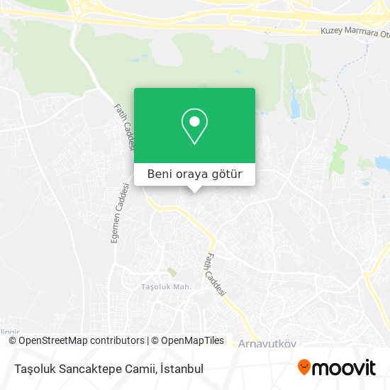 Taşoluk Sancaktepe Camii harita
