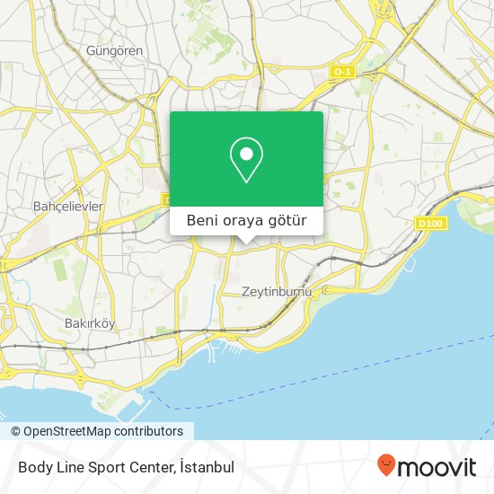 Body Line Sport Center harita