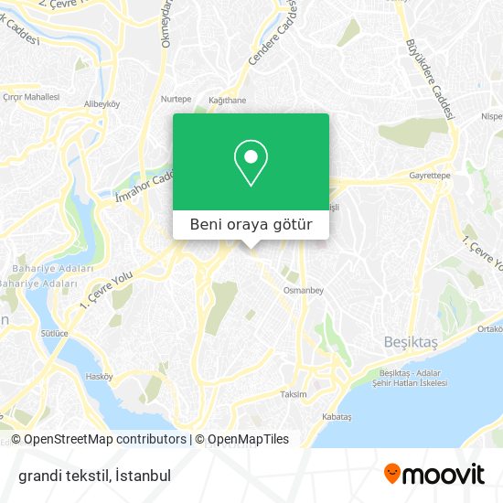 grandi tekstil harita