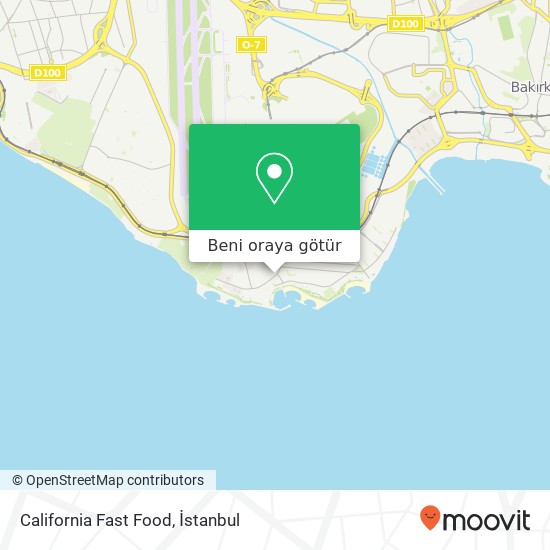 California Fast Food harita