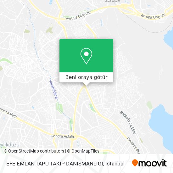 EFE EMLAK TAPU TAKİP DANIŞMANLIĞI harita