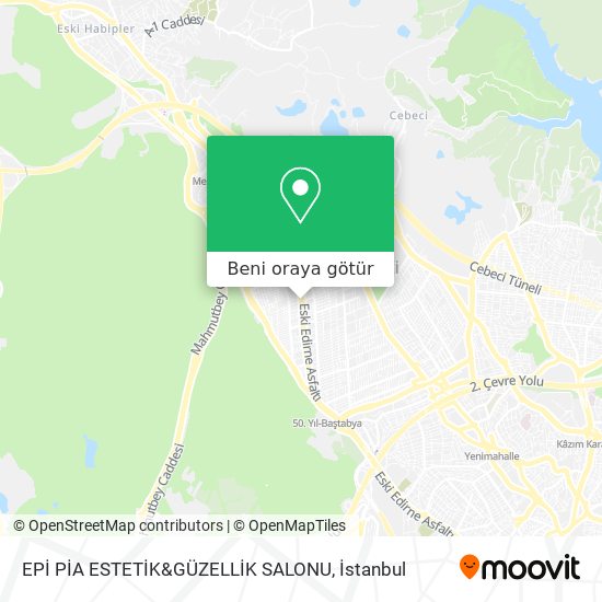 EPİ PİA ESTETİK&GÜZELLİK SALONU harita