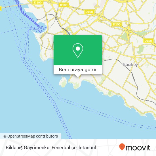 Bildanış Gayrimenkul Fenerbahçe harita