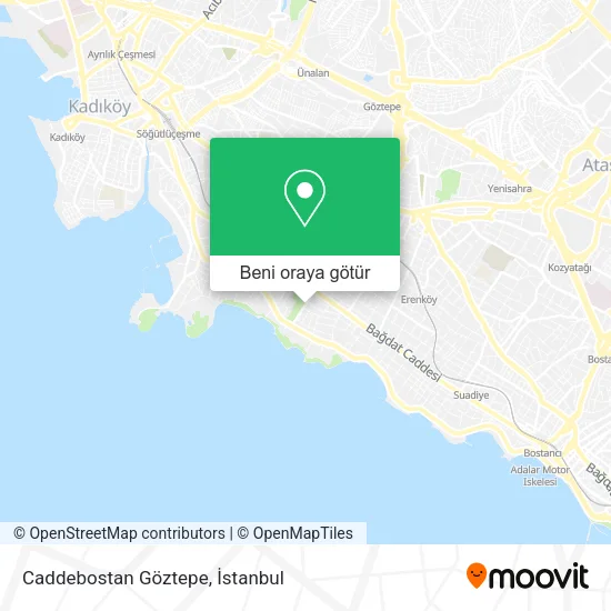 Caddebostan Göztepe harita