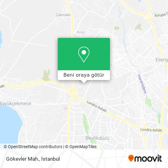 Gökevler Mah. harita