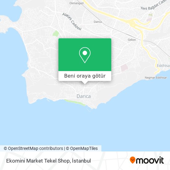 Ekomini Market Tekel Shop harita