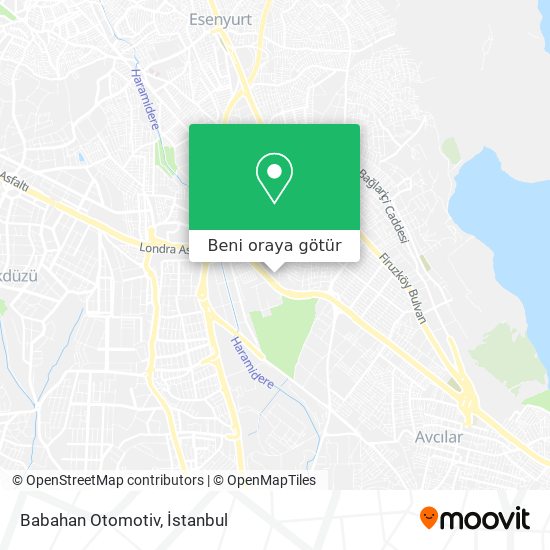 Babahan Otomotiv harita