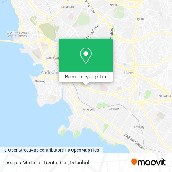 Vegas Motors - Rent a Car harita