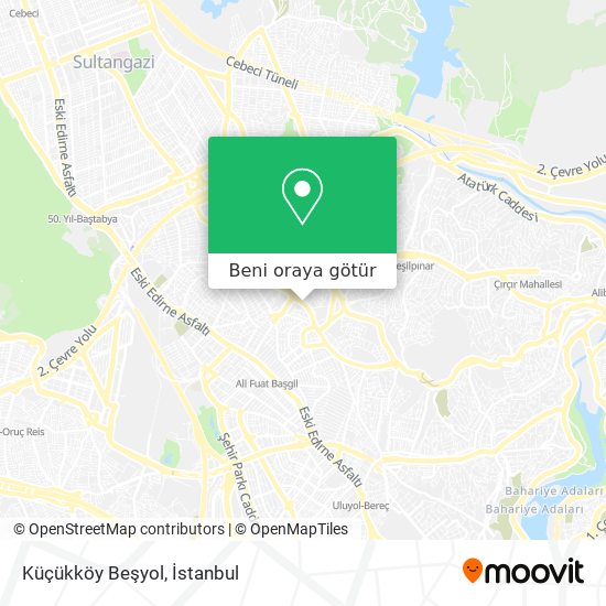 Küçükköy Beşyol harita