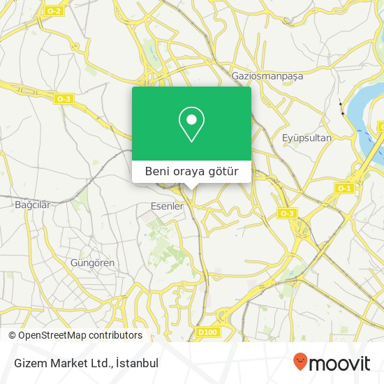 Gizem Market Ltd. harita