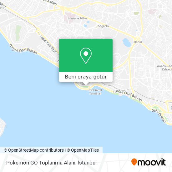 Pokemon GO Toplanma Alanı harita