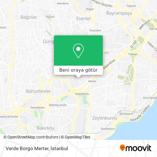 Verde Borgo Merter harita