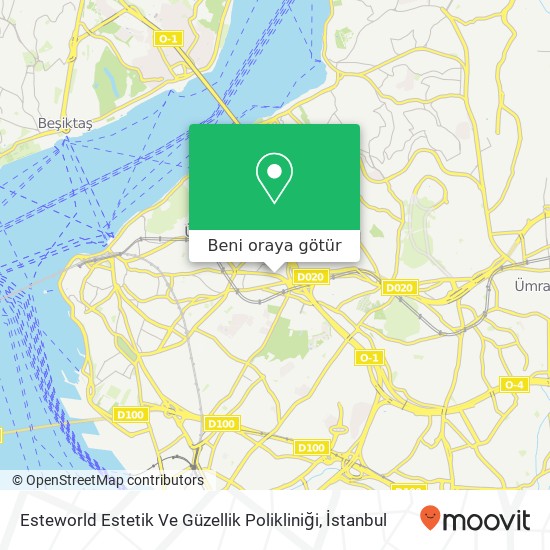 Esteworld Estetik Ve Güzellik Polikliniği harita