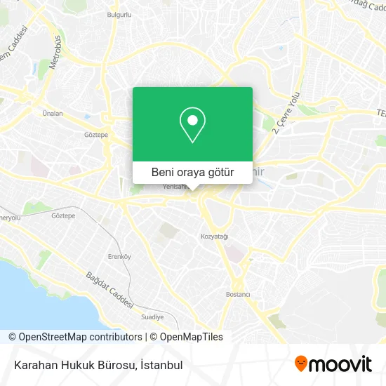 Karahan Hukuk Bürosu harita