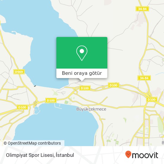 Olimpiyat Spor Lisesi harita