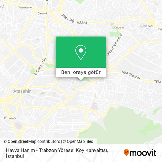 havva hanim trabzon yoresel koy kahvaltisi atasehir nerede otobus minibus dolmus veya tren ile nasil gidilir