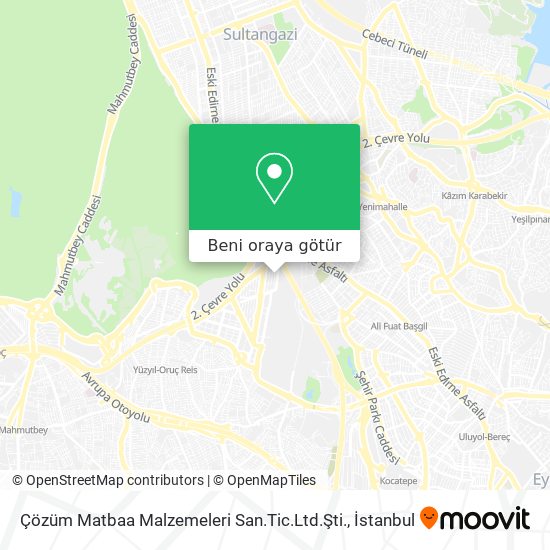 Çözüm Matbaa Malzemeleri San.Tic.Ltd.Şti. harita