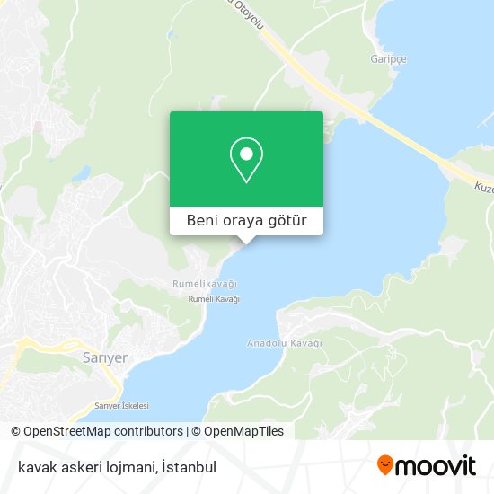 kavak askeri lojmani harita