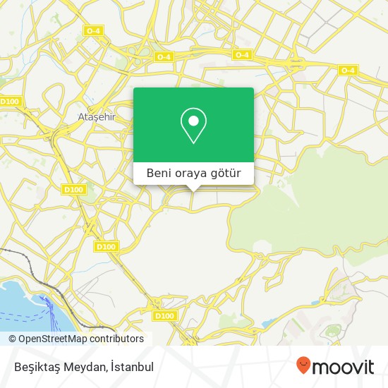 Beşiktaş Meydan harita