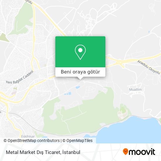 Metal Market Dış Ticaret harita
