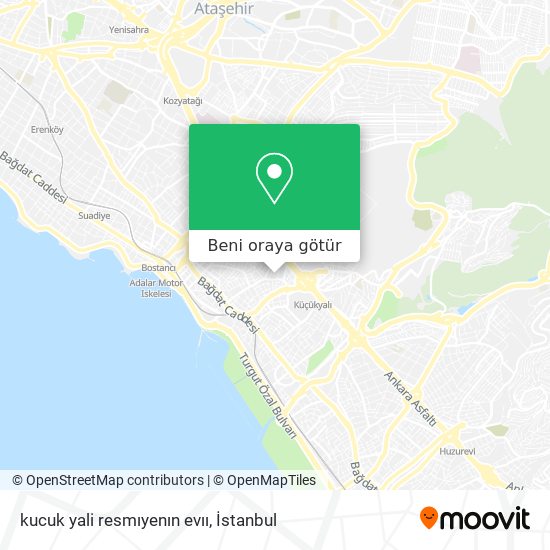kucuk yali resmıyenın evıı harita