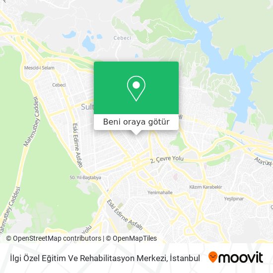 İlgi Özel Eğitim Ve Rehabilitasyon Merkezi harita
