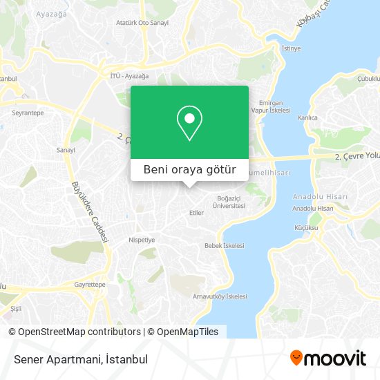 Sener Apartmani harita