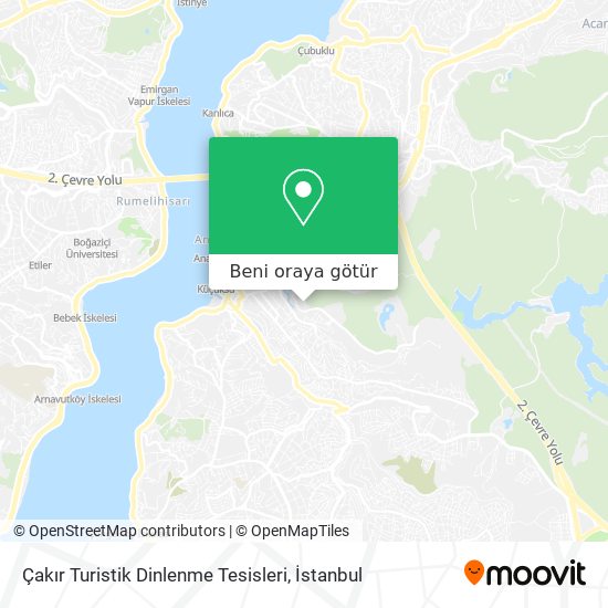 Çakır Turistik Dinlenme Tesisleri harita