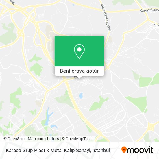 Karaca Grup Plastik Metal Kalıp Sanayi harita