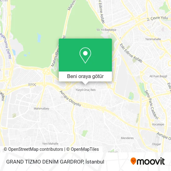 GRAND TİZMO DENİM GARDROP harita