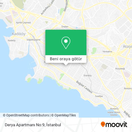 Derya Apartmanı No:9 harita