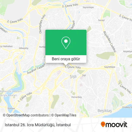 Istanbul 26. Icra Müdürlüğü harita