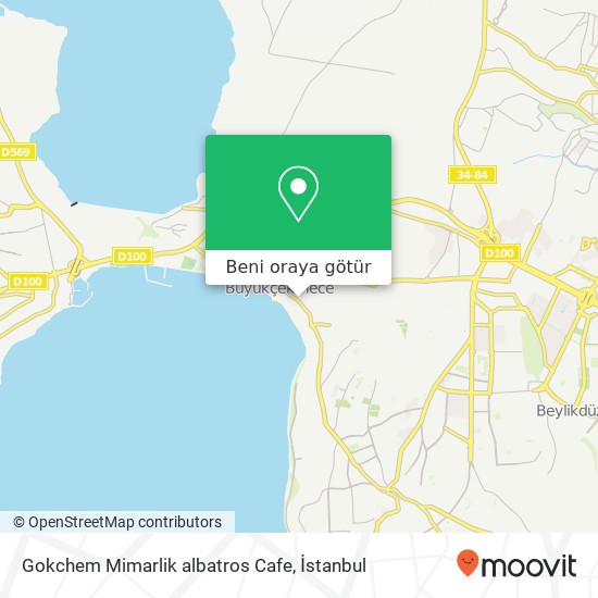 Gokchem Mimarlik albatros Cafe harita