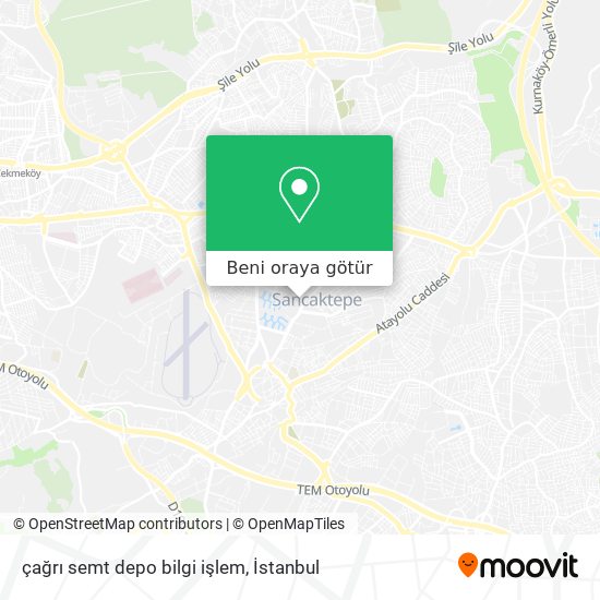 çağrı semt depo bilgi işlem harita