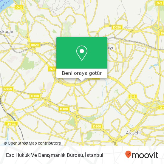 Esc Hukuk Ve Danışmanlık Bürosu harita