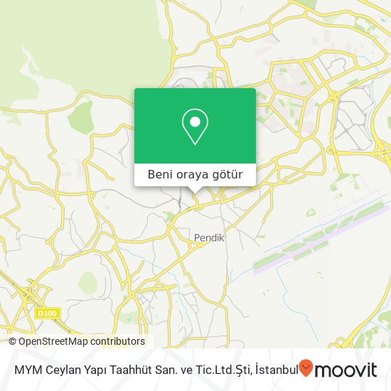 MYM Ceylan Yapı Taahhüt San. ve Tic.Ltd.Şti harita