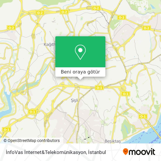 İnfoVas İnternet&Telekomünikasyon harita