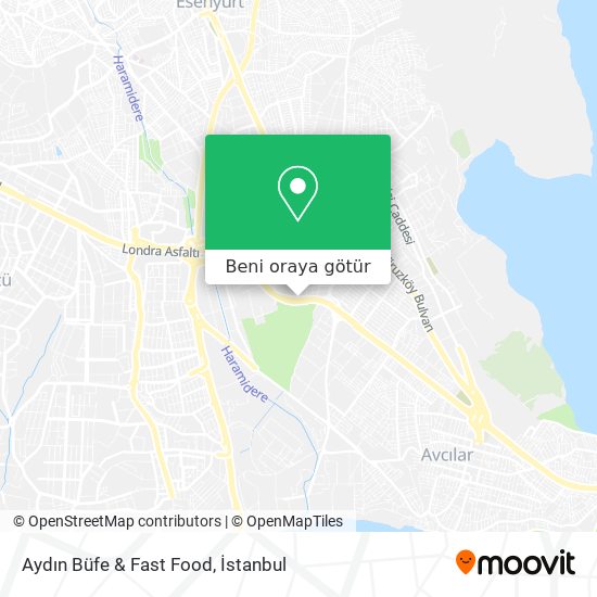 Aydın Büfe & Fast Food harita