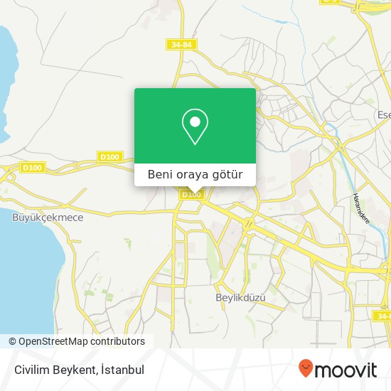 Civilim Beykent harita