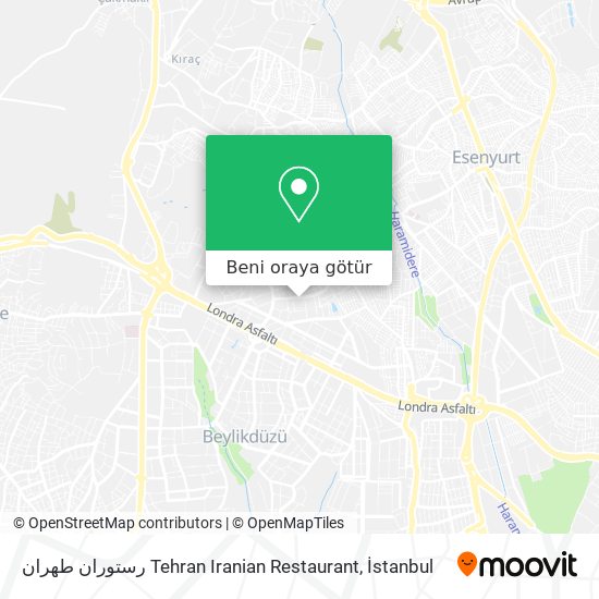 رستوران طهران Tehran Iranian Restaurant harita