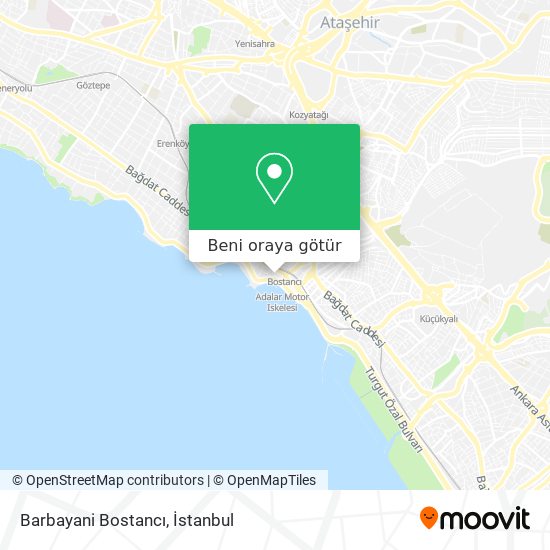 Barbayani Bostancı harita