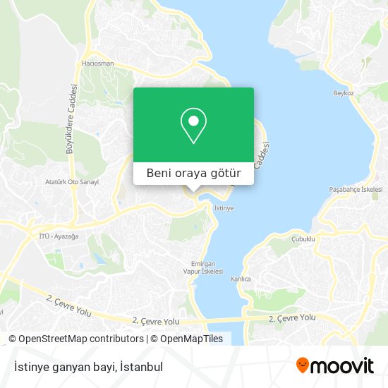 İstinye ganyan bayi harita