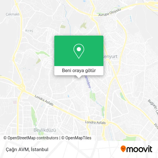 Çağrı AVM harita