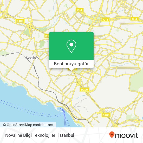 Novaline Bilgi Teknolojileri harita