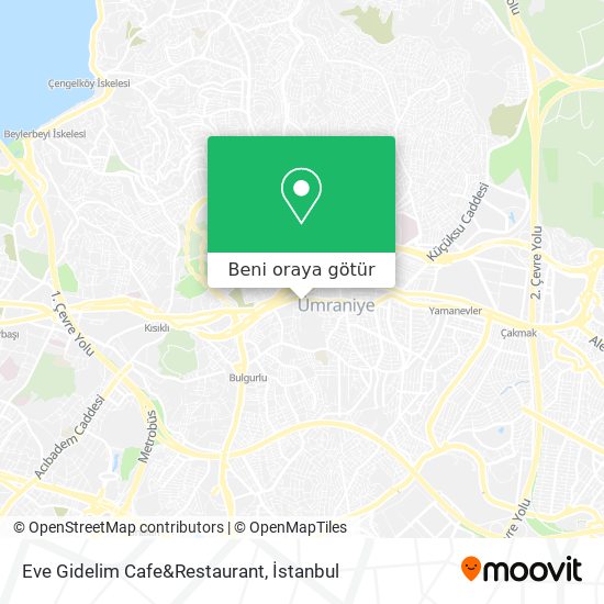 Eve Gidelim Cafe&Restaurant harita