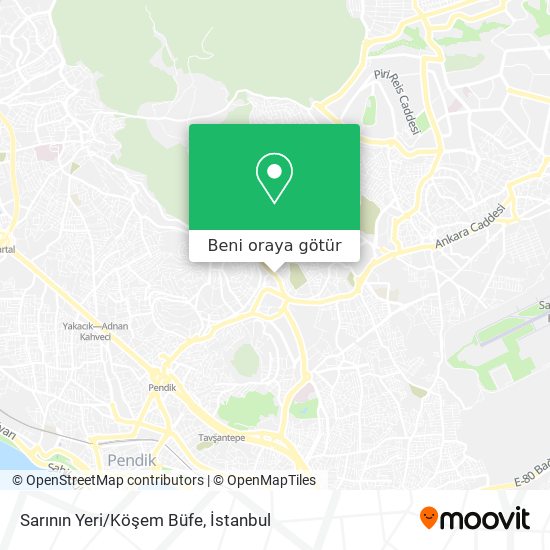 Sarının Yeri/Köşem Büfe harita