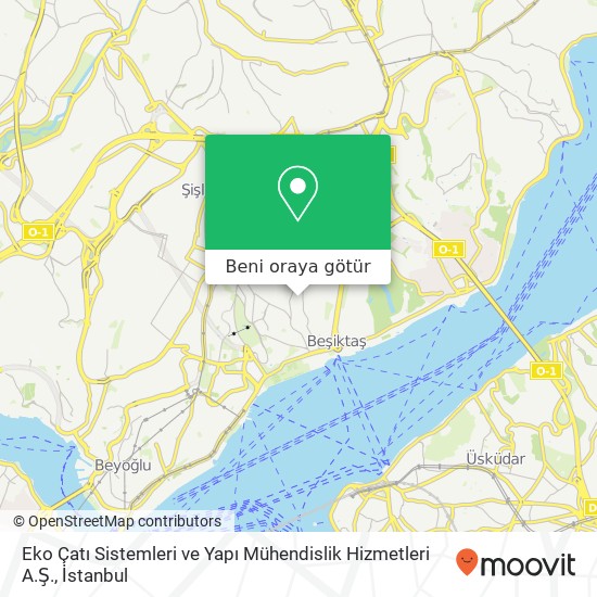 Eko Çatı Sistemleri ve Yapı Mühendislik Hizmetleri A.Ş. harita
