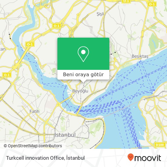 Turkcell innovation Office harita